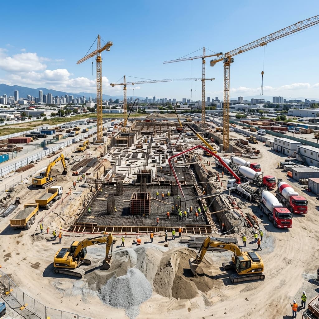 Domestic & Commercial Projects - High quality construction material delivery